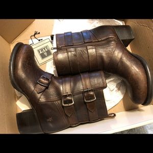 Frye Vera short strappy boots